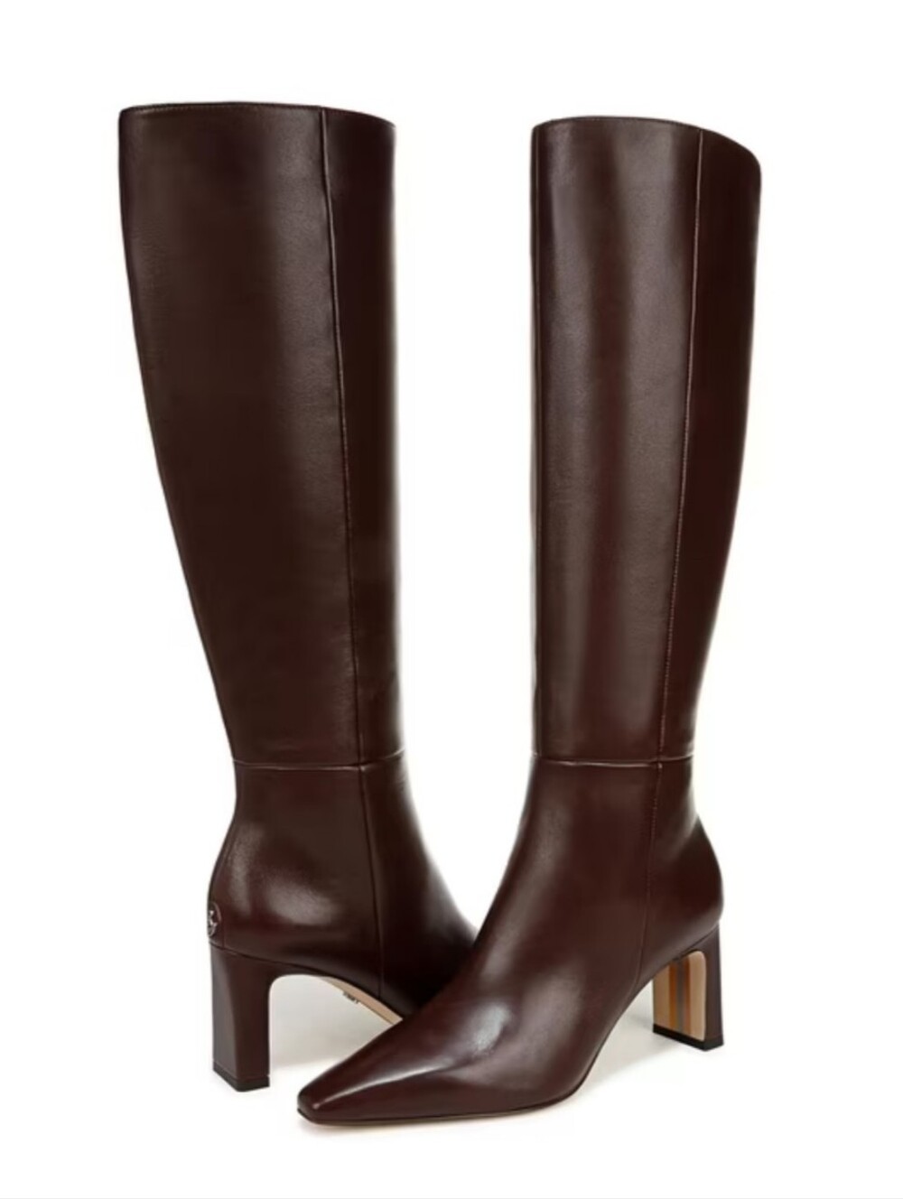 Sam Edelman Tall wide calf leather Boots in Dark Brown size 7 new in box
